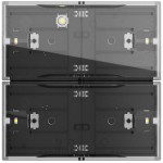 Gira 531200 Tastsensor 4.70 Standard 2fach mit integriertem Busankoppler und Temperatursensor. Passend für KNX System 70 