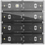 Gira 531400 Tastsensor mit integriertem Busankoppler und Temperatursensor für KNX System 70 
