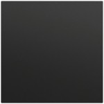 Gira 536074 Bedienaufsatz System 3000 in Schwarz matt lackiert passend für System 70 Programmübergreifend (Zubehör) 