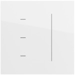 Gira 536570 Touchaufsatz System 3000 in Reinweiß glänzend für System 70 Programmübergreifend 
