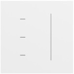 Gira 536572 Touchaufsatz System 3000 in Reinweiß seidenmatt lackiert, kompatibel mit System 70 Programmübergreifend 