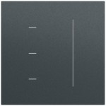 Gira 536573 Touchaufsatz für System 3000 mit drei speicherbaren Helligkeitswerten, Status-LED und erhoehter 
