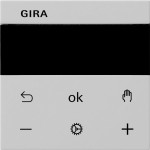 Gira 5366015 System 3000 Jalousie- und Schaltuhr Display Grau matt 