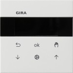 Gira 5366112 System 3000 Jalousie- und Schaltuhr Display Reinweiß glänzend 
