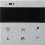 Gira 536626 System 3000 Jalousie- und Schaltuhr Display Farbe Alu 