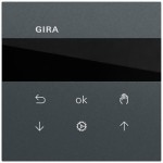 Gira 536673 S3000 Jal.- Schaltuhr Display System 70 Anthrazit lackiert 