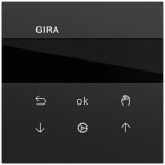 Gira 536674 S3000 Jal.- Schaltuhr Display System 70 Schwarz matt lackiert 
