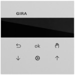 Gira 536676 S3000 Jal.- Schaltuhr Display System 70 Grau matt lackiert 