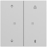 Gira 536776 Jalousie- und Schaltuhr mit Bluetooth-Steuerung und Pfeilsymbolen 