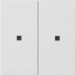 Gira 536927 Wippe 2f unbedruckt Kontrollf. System 55 Reinweiß m 