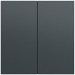 Gira 537073 Wippe 2f unbedruckt System 70 Anthrazit lackiert 