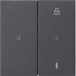 Gira 538128 Manuelle und zeitgesteuerte Bedienung von Jalousien, Rollläden, Beleuchtung mit Bluetooth-Steuerung via App 