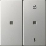 Gira 5381600 Gira Jalousie- und Schaltuhr BT aus Edelstahl für System 3000 mit Bluetooth-Steuerung 