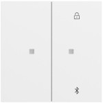 Gira 538172 Jalousie- und Schaltuhr mit Bluetooth-Steuerung für System 70 und System 3000, Reinweiß matt lackiert 