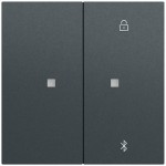Gira 538173 Jalousie- und Schaltuhr mit Bluetooth für System 3000 und Non-Design Gira F200, anthrazit lackiert, manuelle 