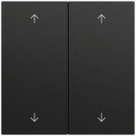 Gira 538774 Wippe 2f Pfeile System 70 Schwarz matt lackiert 