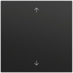 Gira 538974 Wippe 1f Pfeile System 70 Schwarz matt lackiert 