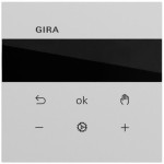 Gira 539476 Raumtemperaturregler mit Bluetooth, App-Steuerung, manueller und zeitgesteuerter Regelung 