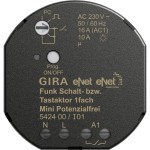 Gira 542400 eNet Funk Schalt- bzw. Tastaktor 1-fach Mini Potenzialfrei 