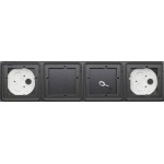 Gira 5504910 AP-Gehäuse 4f System 106 Anthrazit 