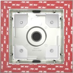 Gira 552100 Gira Einbaudose flächenbündig 1fach für System 106 mit senkrechter und waagerechter Montage zur optimalen 