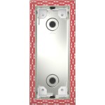 Gira 552300 Gira Einbaudose flächenbündig 3-fach passend für System 106. Ermöglicht senkrechte und waagerechte Montage 