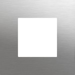 Gira 5545920 Frontplatte aus Edelstahl passend für System 106 mit Keyless-Funktion und Fingerprintmodul 