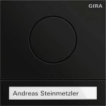 Gira 5565925 Türstationsmod. System 106 Schwarz m 
