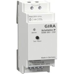 Gira 5566000 Schaltaktor zum Schalten von Licht und Türöffnern über IP mit potenzialfreiem Schaltkontakt 230 V/6 A 