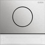 Gira 5569920 System 106 Türstationsmodul mit Inbetriebnahme-Taste Edelstahl Inbetriebnahme-Taste 