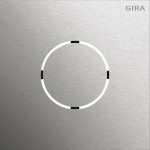 Gira 5578914 Frontplatte aus Edelstahl V4A passend für Sprachmodul der Serie System 106 