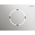 Gira 5579914 Frontplatte passend für Türstationsmodul der Serie System 106 aus Edelstahl V4A 