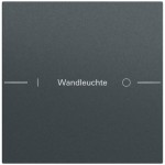 Gira 576173 Wippenset 1-fach individuell passend für Tastsensor 4.70 in anthrazit lackiert (Zubehör) 