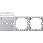 Gira 810626 Abdeckung als Ersatzteil passend für System 55 Hotel-Card-Schalter in aluminiumfarbener Ausführung 