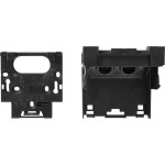Gira 842600 Zubehörset für Bewegungsmelder Cube mit Montageplatte, Befestigungswinkel und zwei Abdichtstopfen 