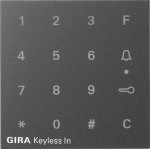 Gira 851328 Aufsatz Codetastatur in Anthrazit passend für das System 55 Programmübergreifend von 