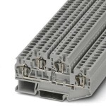 Phoenix Contact 3031429 Doppelstock-Zugfederklemme grau STTB 4 50 Stück 