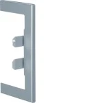 Hager BR65130WLAN Wandanschlussblende zu BR/H/N/A/S 68x130mm Oberteil 80mm aus Stahlblech lackiert alu 