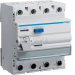 Hager CFA463D FI-Schutzschalter Fehlerstromschutzschalter 4-polig 6kA 63A 300mA Typ A 