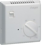 Hager EK003 Raumthermostat elektronisch mit Ein/Aus-Schalter 