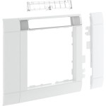 Hager GR0802B9016 Rahmenblende 50 modular Oberteil 80 halogenfrei mit Beschriftungsfeldig verkehrsweiß 