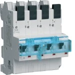 Hager HTS663E SLS-Schalter 4-polig 3P+N E-Charakteristik 63A für Sammelschiene QuickConnect 