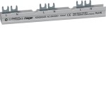 Hager KDN263AZS Phasenschiene 2P Gabelanschluss 10mm² für ARFxxxD mit Hilfsschalter 10TE 