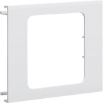 Hager L91209010 Blende 1-fach R7 für UP-Einsatz mit Rahmen PVC zu BR Oberteil 100mm reinweiß 