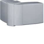 Hager LFF400637030 Außeneck einstellbar halogenfrei zu Leitungsführungskanal LF 40x60mm steingrau 