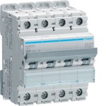 Hager NCN625 Leitungsschutzschalter 3P+N 10kA/15kA C-25A 4TE 