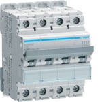 Hager NCN632 Leitungsschutzschalter 3P+N 10kA/15kA C-32A 4TE 