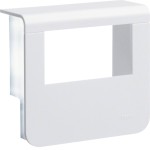 Hager SL200559329010 Geräteträger-Oberteil mit seitlichen Spiegelflächen SL 20x55mm reinweiß 