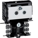 Hager SL200809509010 Geräteträger - Technikteil SAT Stichleitungsdose SL 20x80 reinweiß 