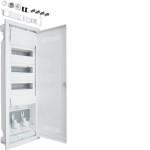 Hager VH603WWH Hybrid volta Hohlwand 36PLE 1 Montageplatten mit Steckdose + Kunststofftür 